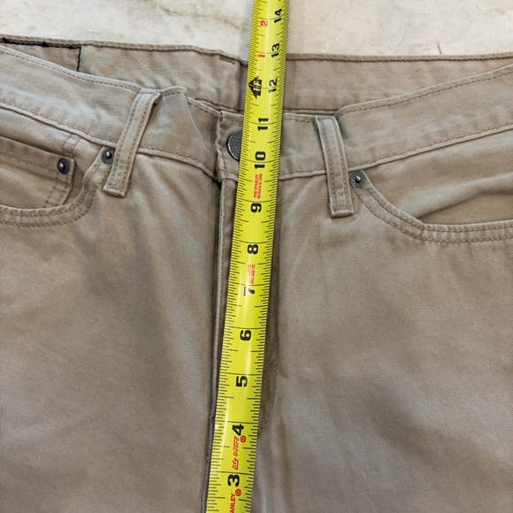 MEN'S SALE Levi’s 514 Khaki Straight Leg Pants 34x32 Classic Casual Chinos - Picture 10 of 12